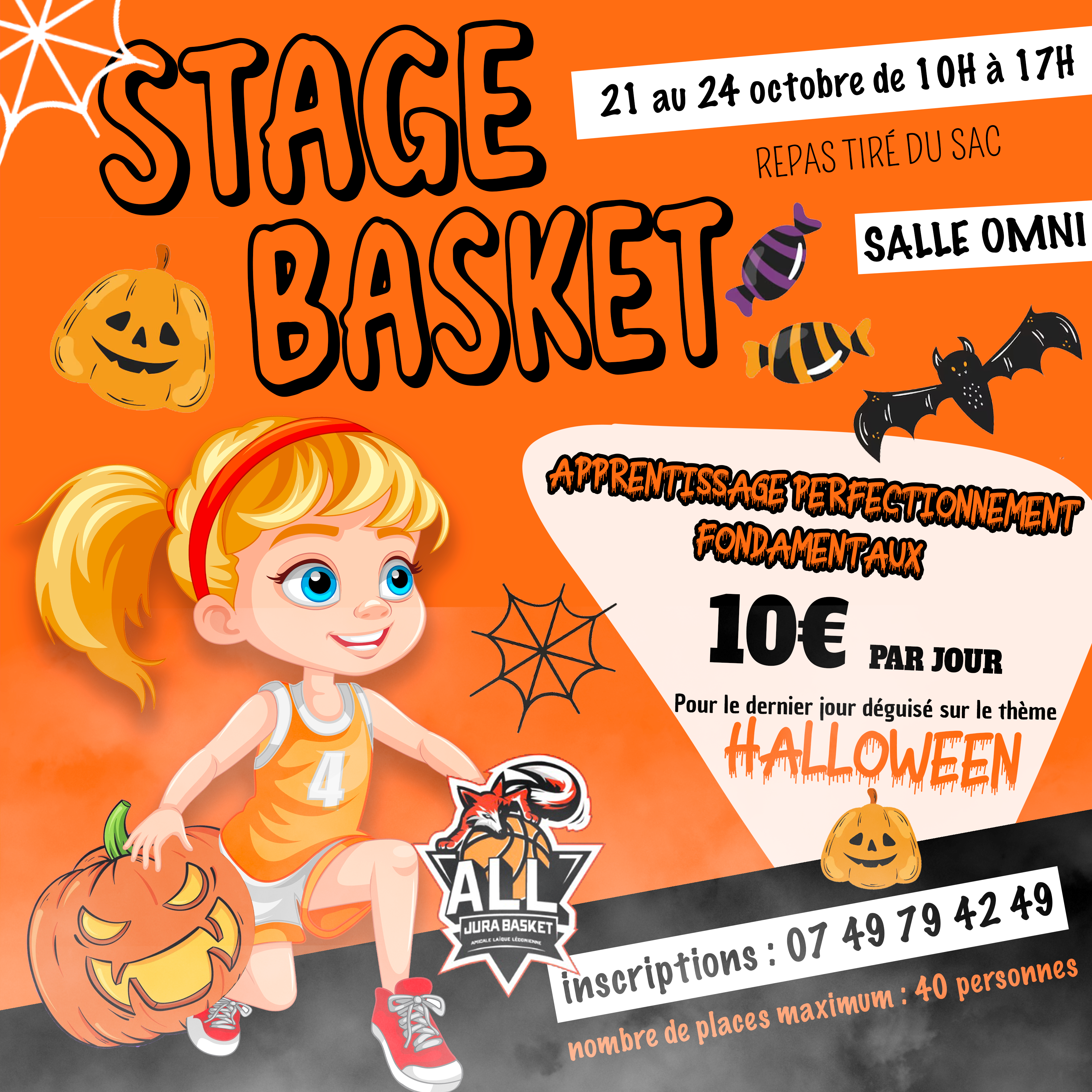 Stage vacances automne 2024